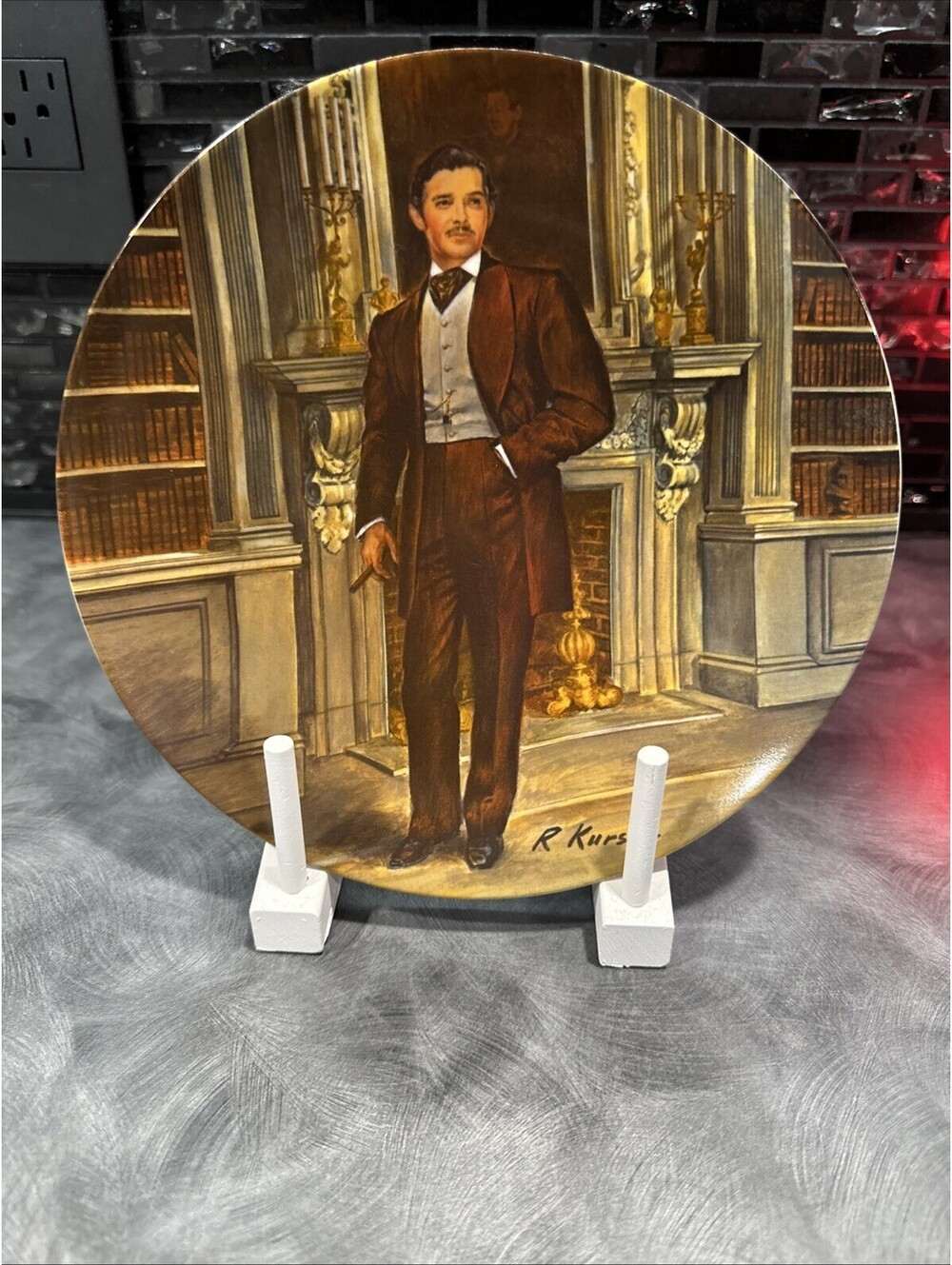 MGM Gone With the Wind 1981 Plate “Rhett” by Raymond Kursar Knowles Fine China